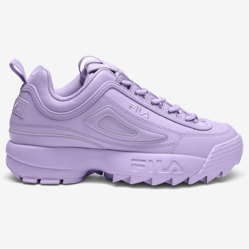 Fila Disruptors 2 Trainers Purple Patent US 7.5